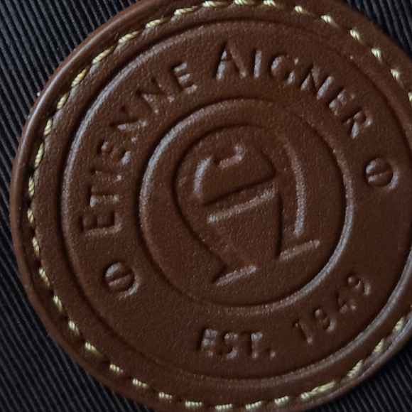 New without tags. Etienne Aigner Straw leather shoulder bag  . - Picture 6 of 9